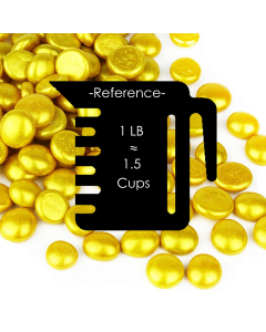 glass gold beads vase fillers gem stones