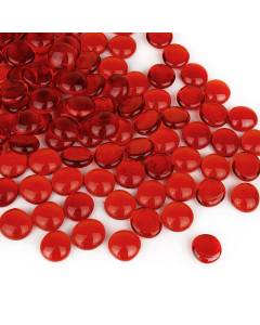 glass red beads vase fillers gem stones