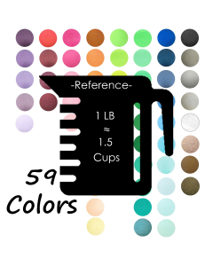 Colored Sand, Unity Sand chart, colored vase fillers