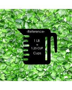 green glass gravels for Aquarium decor tumbled glass vase fillers
