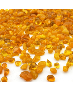 orange glass gravels for Aquarium decor tumbled glass vase fillers