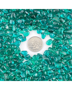 glass gravels for Aquarium decor tumbled glass vase fillers