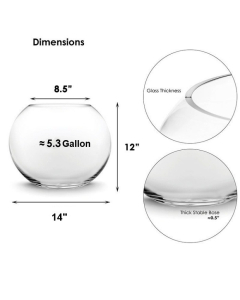 large glass bubble bowl wholesale