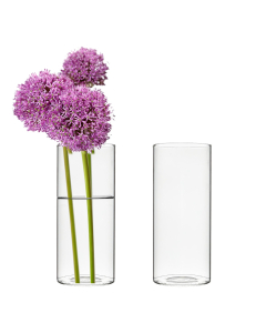 clear glass mini bud vases 