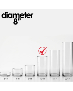 glass cylinder vases
