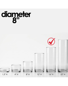 glass cylinder vases 16 inches