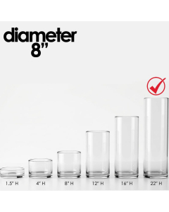 glass cylinder vases 22 inches