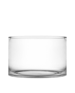 9" x 6" glass cylinder vase