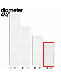glass hurricane candle holders 14" x 4.75"