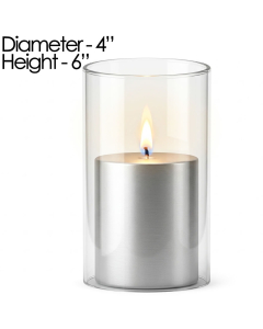 glass hurricane candle holders