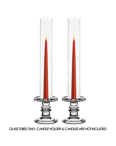 18 inches glass hurricanes chimney tubes shades