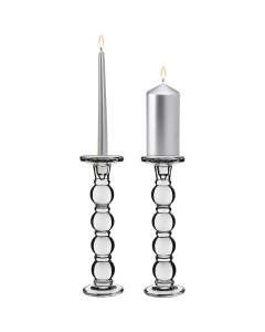 glass pillar candle holder