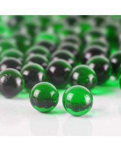 Green Glass Marbles Bowl and Vase Fillers