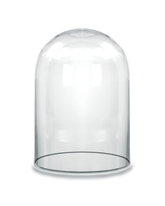 Glass Dome Cloche Decorative Plant Terrarium Bell Jars H-15" x W-12" Clear