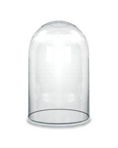 Glass Dome Cloche Decorative Plant Terrarium Bell Jars H-19.5" x D-11.75" Clear