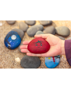 river rocks for painting 3" - 5"