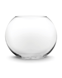 Glass Large Bubble Bowl, H-12.5" W-15"
