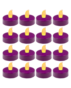 fuchsia led party tea light candles