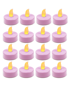 fuchsia led party tea light candles