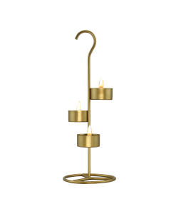 Metal Tea Light Candle Holder Stand with Bottomless Shades