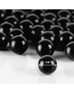 Black Glass Round Marble Vase Fillers