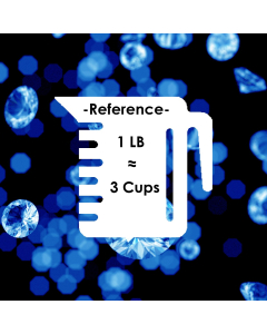 1.2" Light Blue Acrylic Crystal Diamond Gemstone Vase Fillers