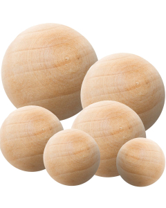 wood ball spheres for craft
