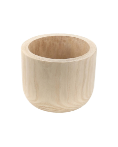 wood cylinder planters