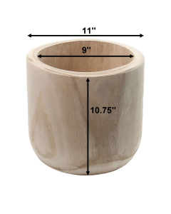 wooden planter