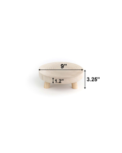 Natural Wood Slice Stand, Wood Riser D-9'', 11'', 13"