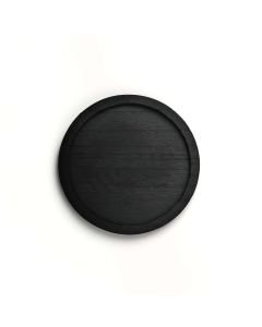 round wood tray for candle decoration